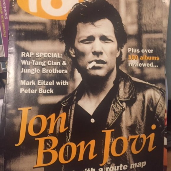 VINTAGE BON JOVI UK TOWER RECORDS MAG COVER JUNE 1997 - Picture 1 of 1